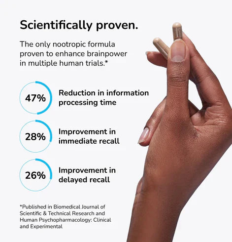 Mind Lab Pro® MLP® v4 Universal Nootropic™ Brain Booster Supplement for Focus, Memory, Clarity, Energy - 60-Count - Plant-Based, Naturally Sourced Memory Vitamins for Better Brain Health, Made in USA