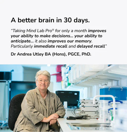 Mind Lab Pro® MLP® v4 Universal Nootropic™ Brain Booster Supplement for Focus, Memory, Clarity, Energy - 60-Count - Plant-Based, Naturally Sourced Memory Vitamins for Better Brain Health, Made in USA